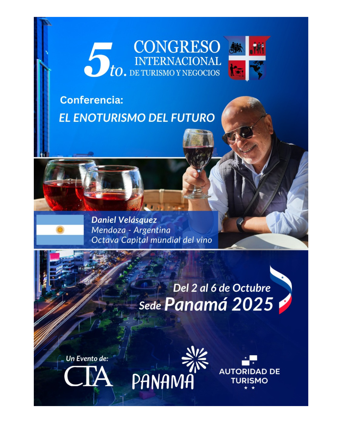 By Wine CEO Experience invitado al V Congreso Internacional de turismo y Negocios en Panamá 