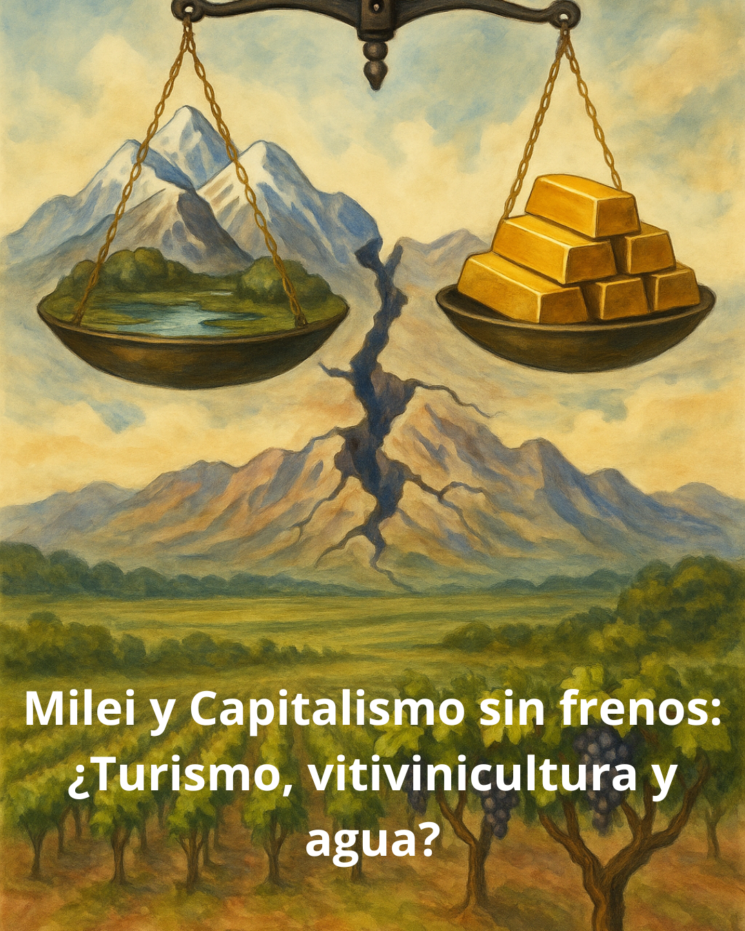 Milei y Capitalismo sin frenos: ¿Turismo, vitivinicultura y agua? 