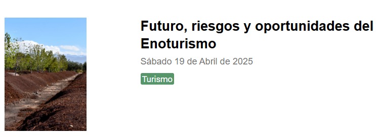 Cambio Climático: Futuro, riesgos y oportunidades del Enoturismo 